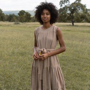 Laude the Label Tiered Maxi Dress - Mocha